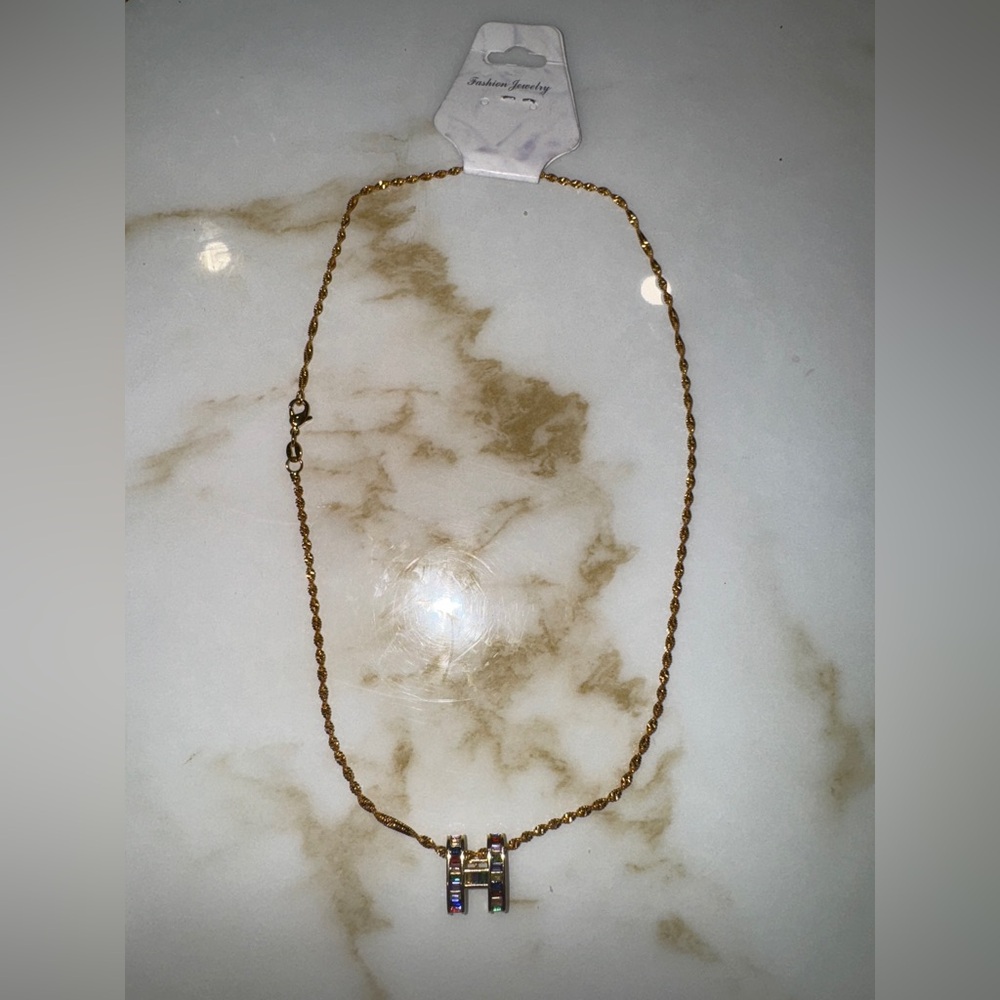 Gold Dainty Necklace with Minimalist Design